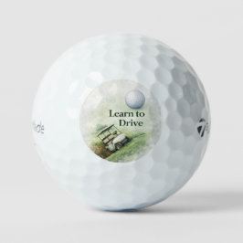 Golf Ball | Learn to Drive Funny Golf Cart Design