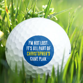 Golf Ball Love Game Plan Individuelle Name Funny B