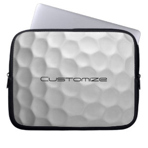 Golf Ball mit benutzerdefiniertem Text Laptopschutzhülle