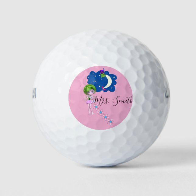 Golf Ball Moon Pink Blütenbraun (Vorderseite)