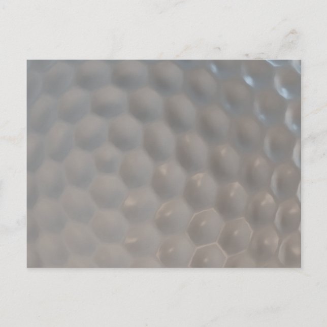 Golf Ball Muster Textur Postkarte (Vorderseite)