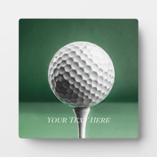 Golf Ball on T-Shirt Award Fotoplatte