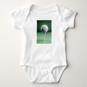 Golf Ball on T-Shirt Baby Strampler