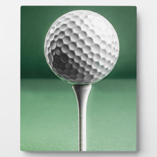 Golf Ball on T-Shirt Fotoplatte