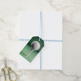 Golf Ball on T-Shirt Geschenkanhänger