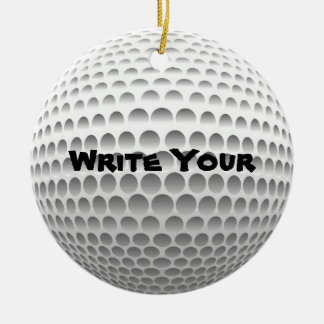 Golf Ball Ornaments Keramikornament