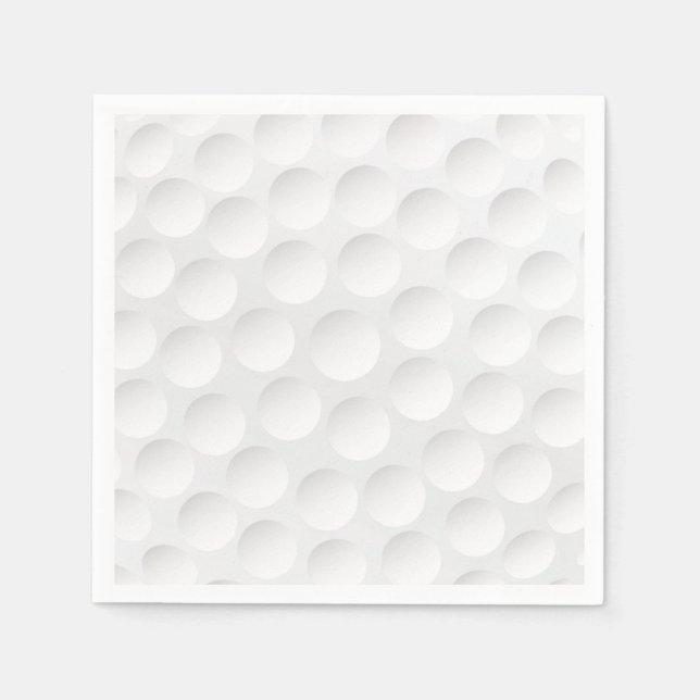 Golf Ball Pattern Serviette (Vorderseite)