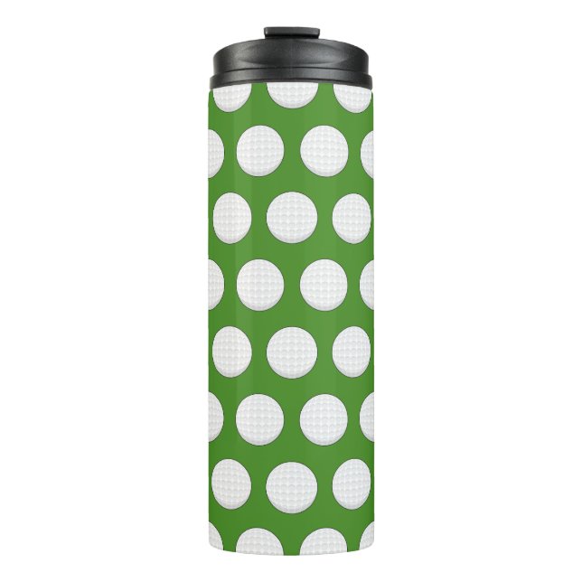Golf Ball Pattern Thermosbecher (Vorderseite)