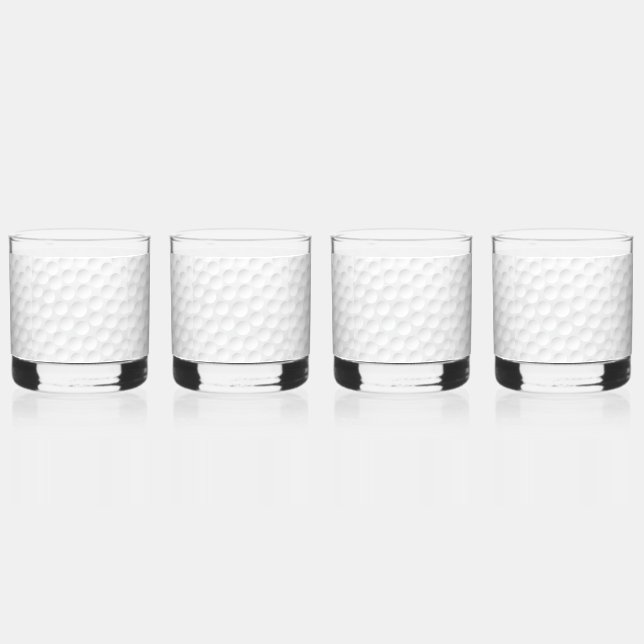 Golf Ball Pattern Whiskyglas (Vorderseite)