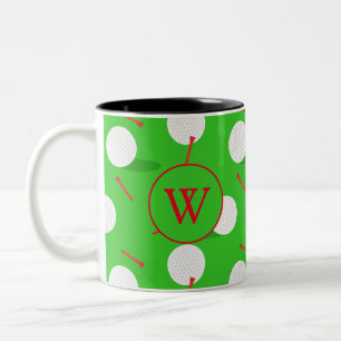Golf Ball Personalisiert Zweifarbige Tasse