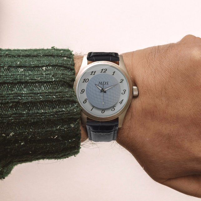 Golf Ball Personalisierte Mit Monogramm Uhr (Von Creator hochgeladen)