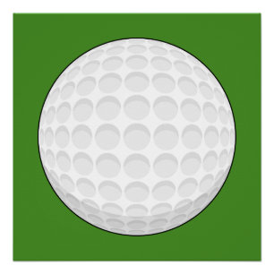 Golf Ball Poster
