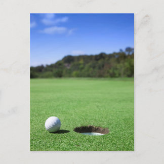 Golf Ball Postkarte