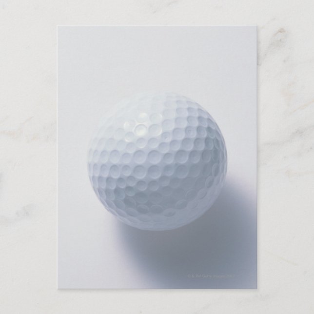 Golf Ball Postkarte (Vorderseite)