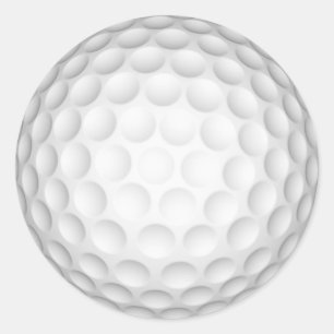 Golf Ball Runder Aufkleber