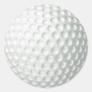 Golf Ball Runder Aufkleber