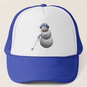 Golf Ball Snowman Truckerkappe