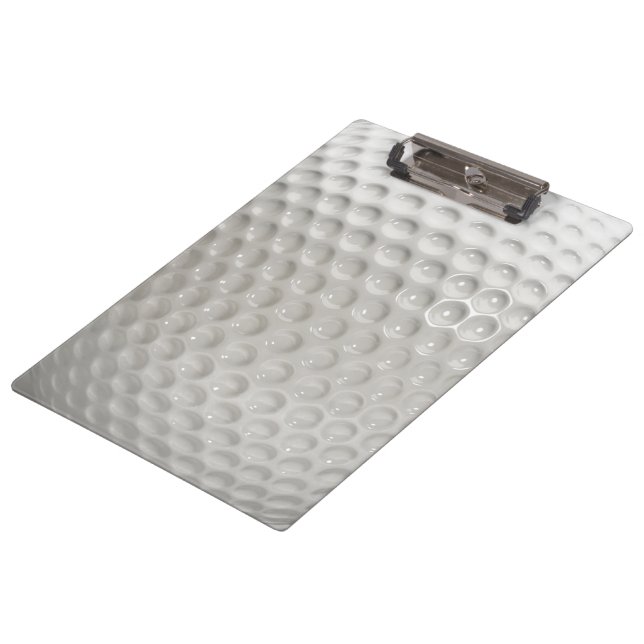 Golf Ball Sport Klemmbrett (Schrägansicht)