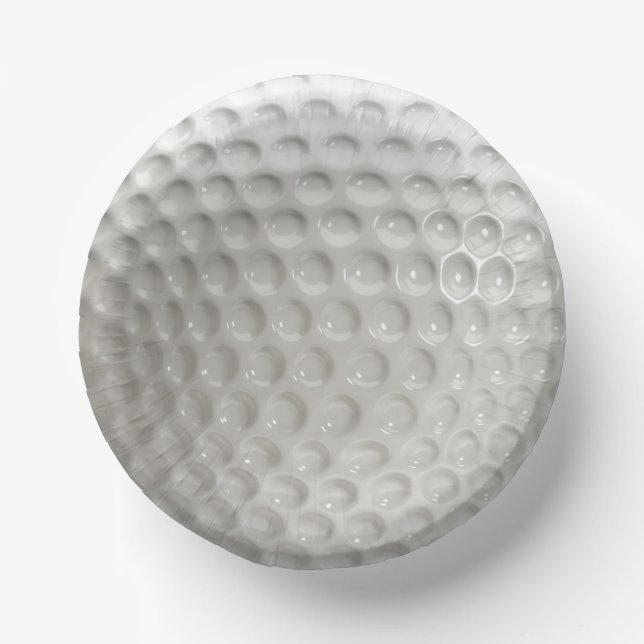 Golf Ball Sport Pappteller (Vorderseite)