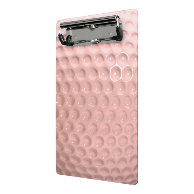 Golf Ball Sport Pink Mini Klemmbrett (Gewinkelt2)