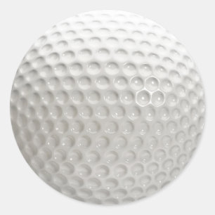 Golf Ball Sport Runder Aufkleber