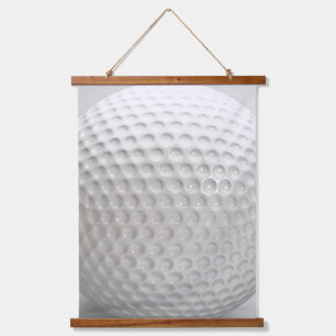 Golf Ball Sport Wandteppich Mit Holzrahmen