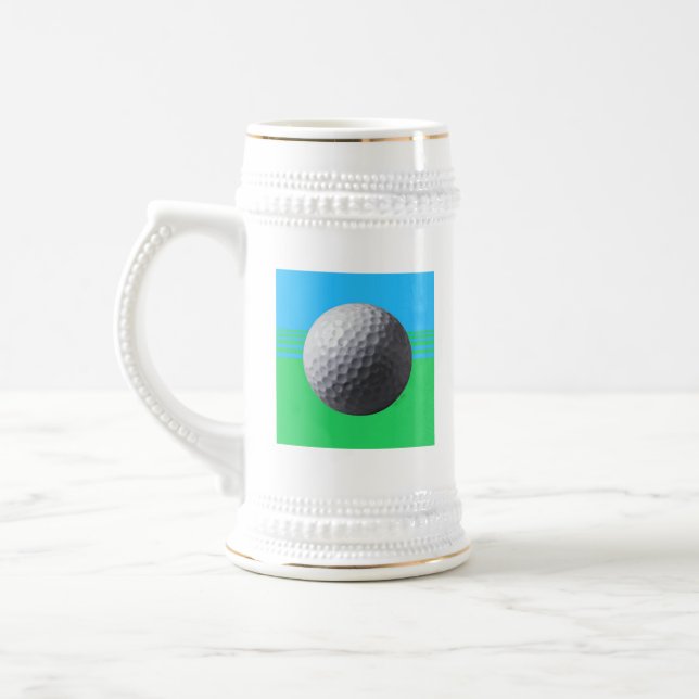 Golf Ball stein Bierglas (Links)