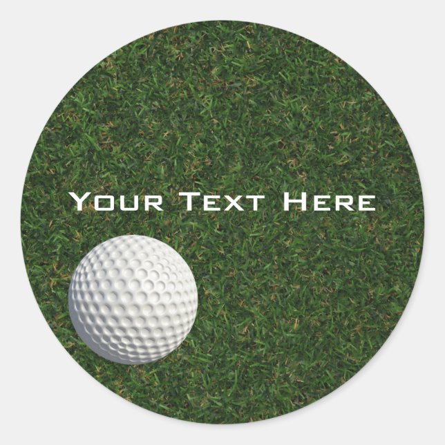 Golf Ball Sticker (Vorderseite)