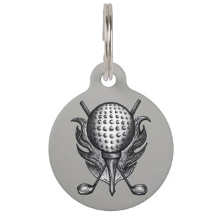 Golf Ball T-Shirt Clubs Golfer Pen Tinte Illustrie Tiermarke