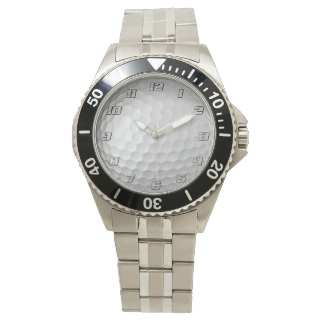 Golf Ball Textur Armbanduhr (Vorderseite)