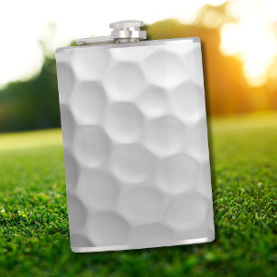 Golf Ball Textur Flachmann