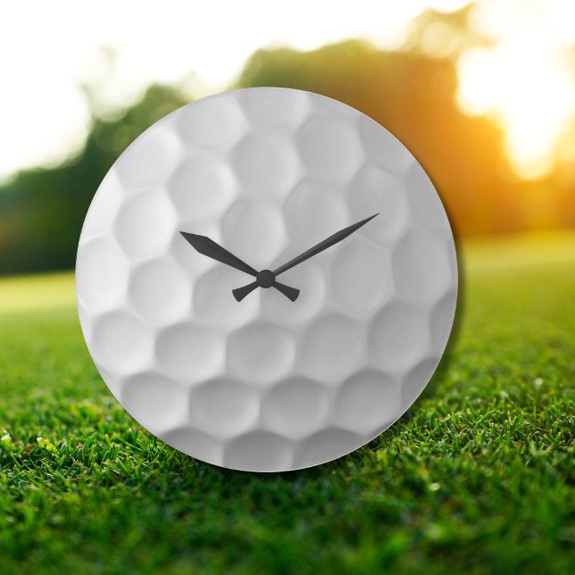 Golf Ball Textur Große Wanduhr (Von Creator hochgeladen)