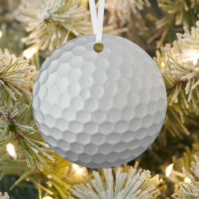 Golf Ball Textur Ornament Aus Metall (InSitu)