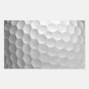 Golf Ball Textur Rechteckiger Aufkleber