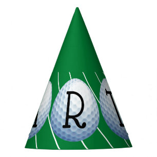 Golf Ball Themed Party Hat Partyhütchen
