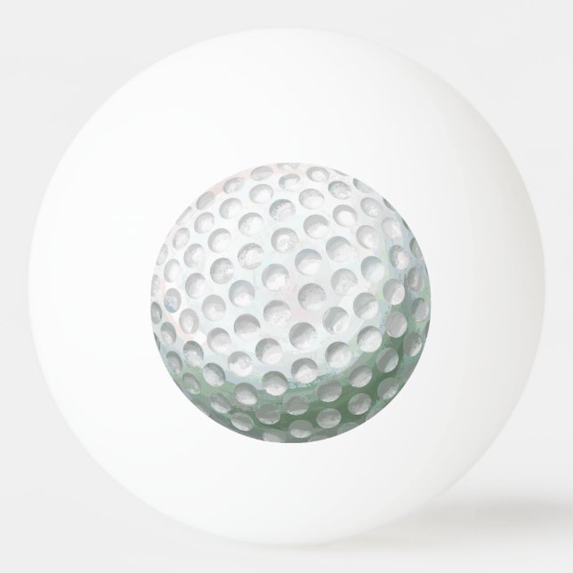 Golf Ball Tischtennisball (Rückseite)