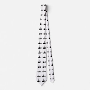 Golf Ball und Club Krawatte