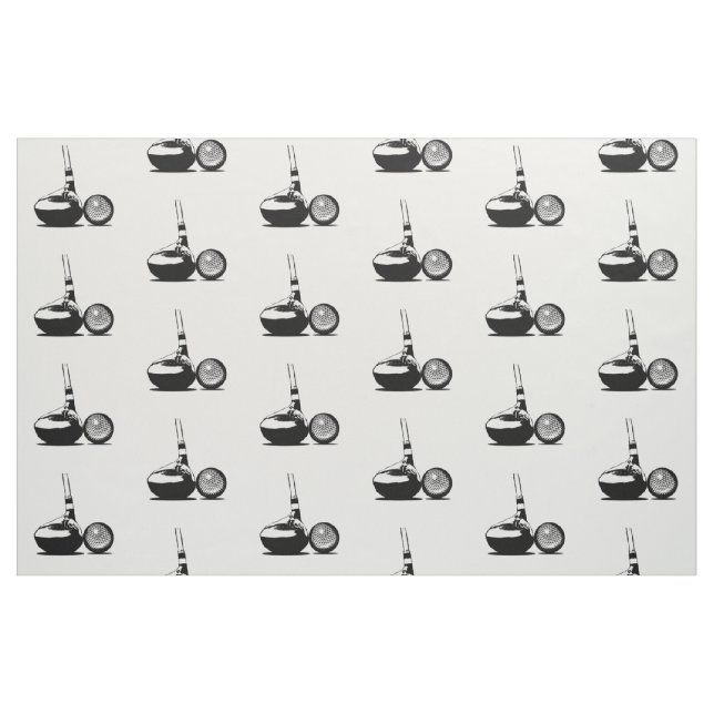 Golf Ball und Club Stoff (Yard (91,4 cm))