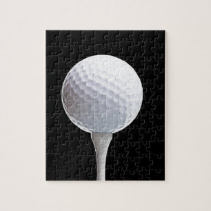 Golf-Ball und T-Shirt auf Schwarzem besonders Puzzle