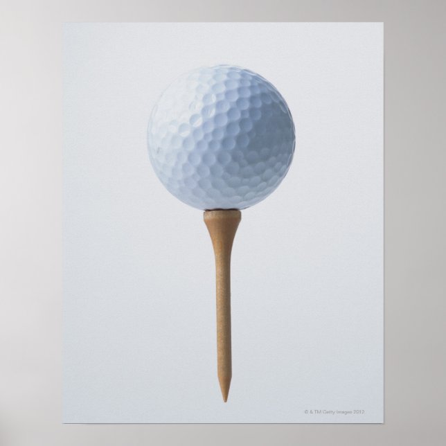 Golf Ball und T-Shirt Poster (Vorne)