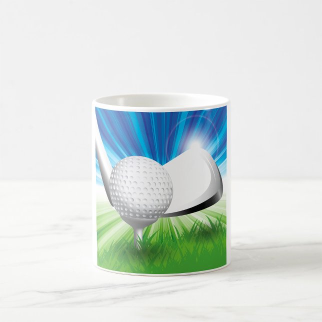 Golf Ball und T-Shirt Tasse (Von Creator hochgeladen)