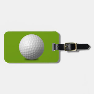 GOLF BALL VECTOR ICON GRAFIKEN Grüntöne WEISSE SPO Gepäckanhänger