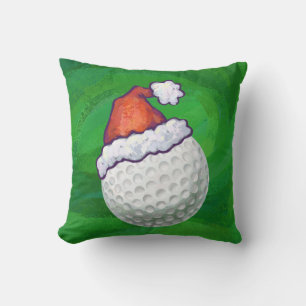Golf Ball Weihnachtsmänner Kissen