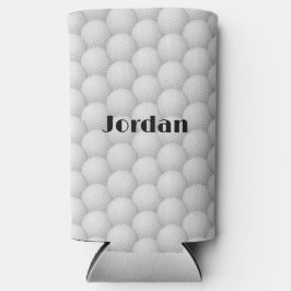 Golf Balls Abstraktes Design Seltzer kann kühlen Selters Dosenkühler