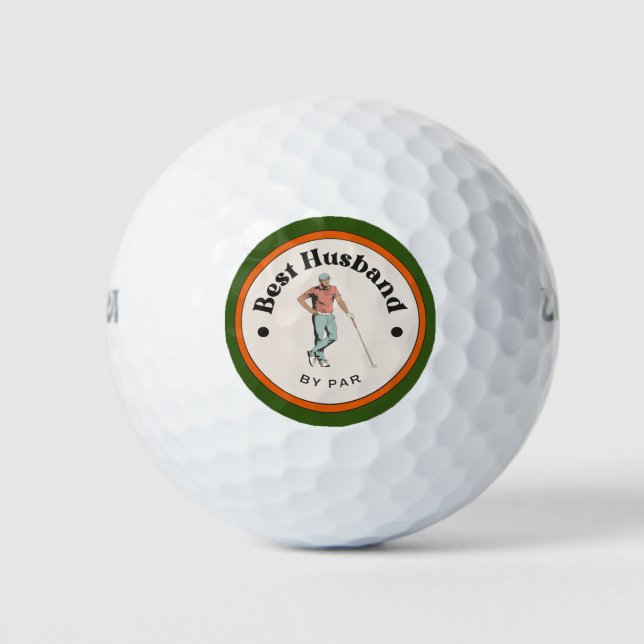 Golf Balls - Bestes Musikfestival von Par - Golfer Golfball (Vorderseite)