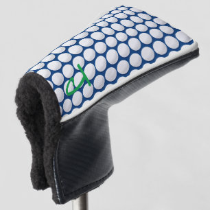 Golf Balls Blau Weiß Erstklassiger Golfplatz Golfe Headcover