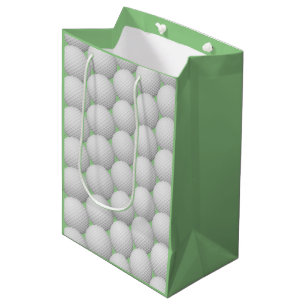 Golf Balls - Design-Geschenktasche Mittlere Geschenktüte
