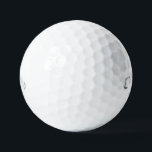 Golf Balls Golfball<br><div class="desc">Make it truly yours with this simple white minimalist design. Just add your photo and text to customize it your way. Need a hand with personalization? Hit the message button below—I'd love to help!</div>