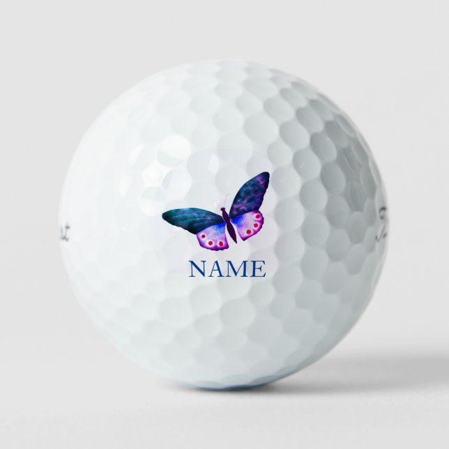 Golf Balls HÜBSCHE SCHALTFLÄCHE MIT INDIVIDUELLE N Golfball (Vorderseite)