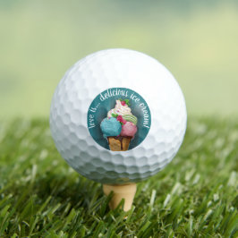 Golf Balls Ice Creme Golfball
